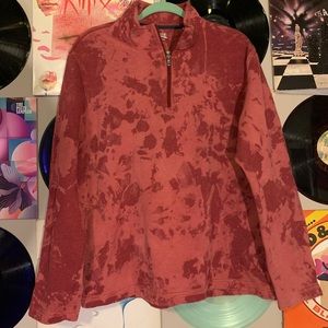 Hand bleached crew neck